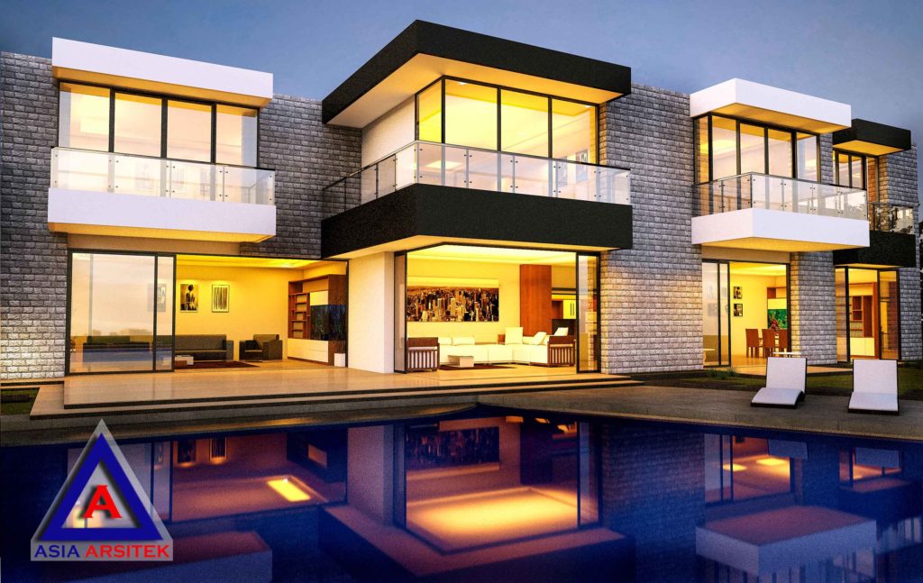 Desain Villa Model 5