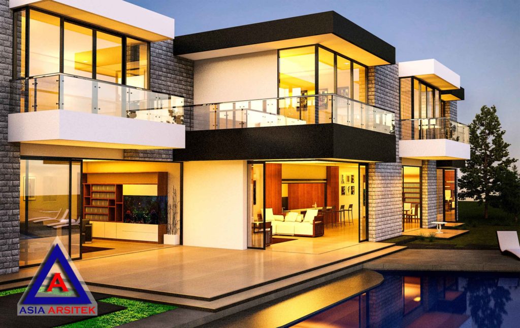 Desain Villa Model 5