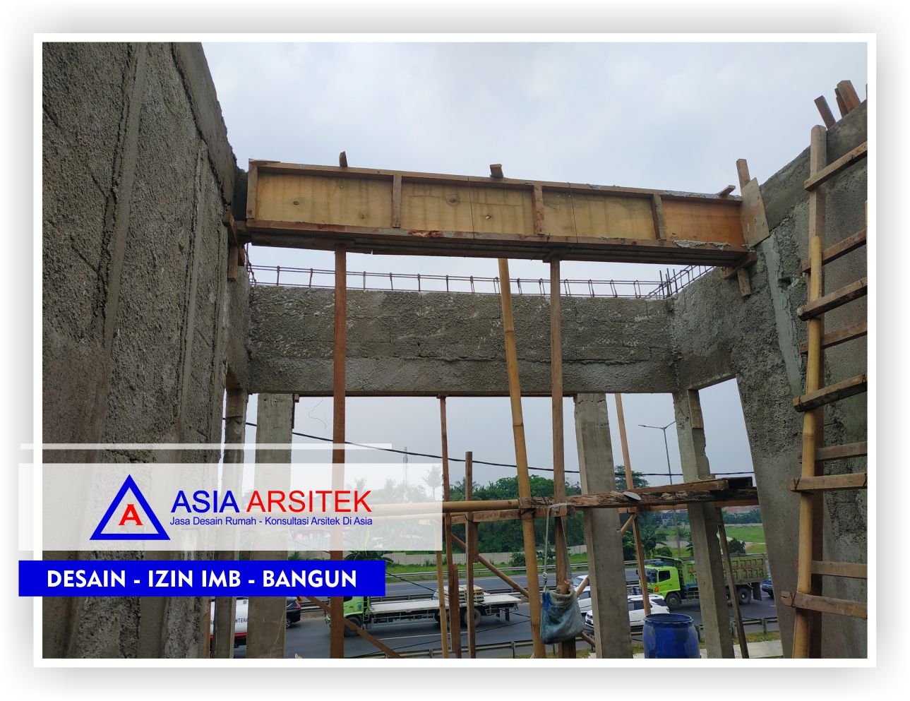 Realisasi Kunjungan Proyek Rumah Klasik Modern 2 Lantai