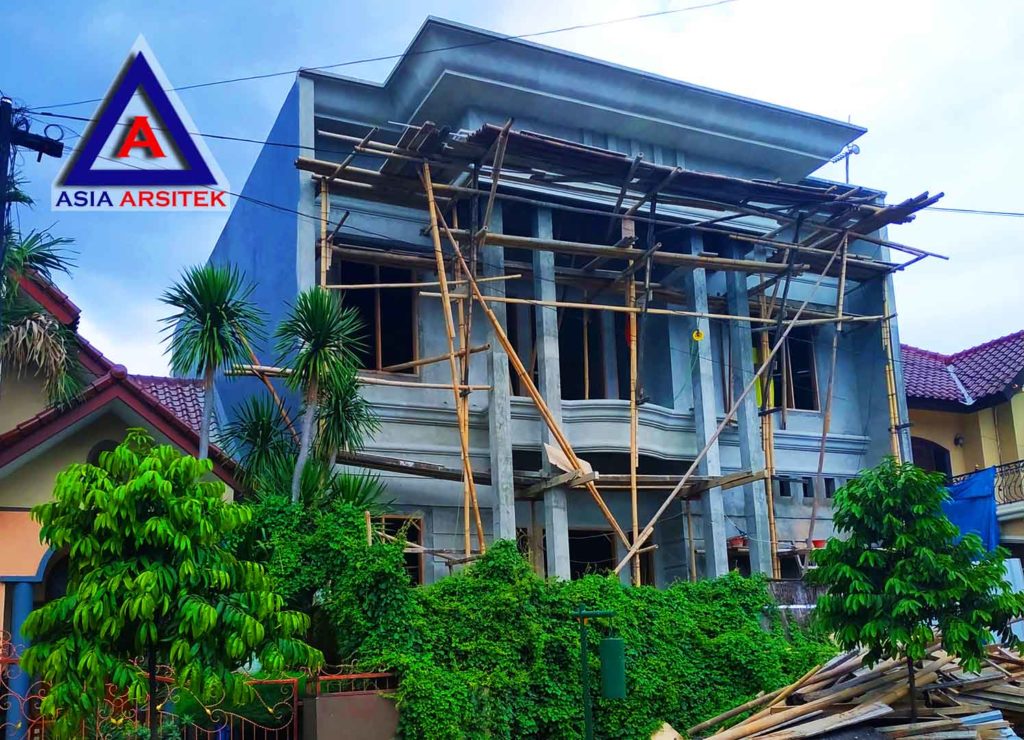 Realisasi Desain Rumah Classic Ibu Maudy Di Bekasi