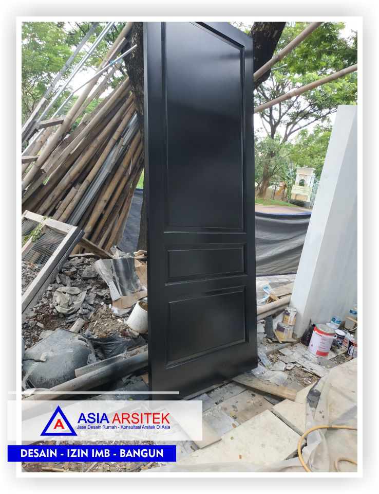 daun pintu kayu