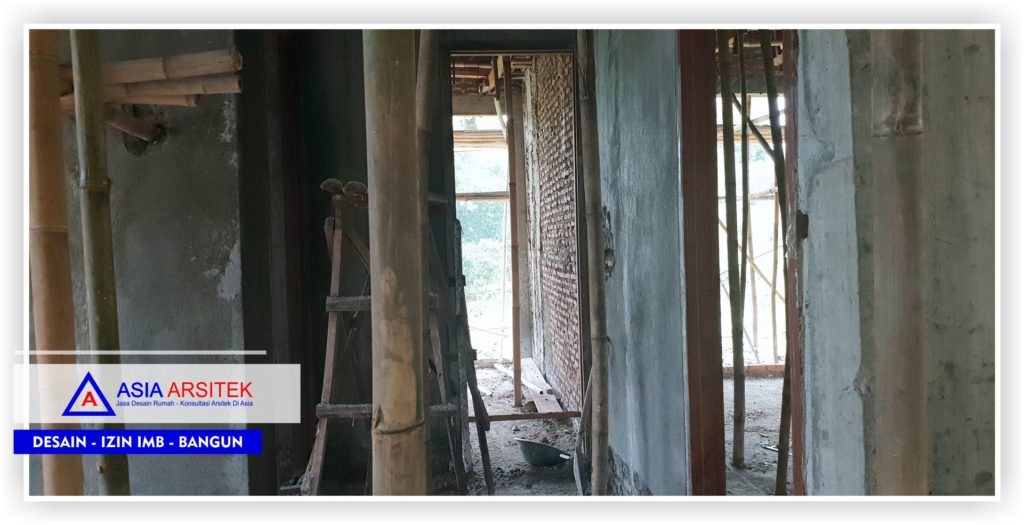 dinding-villa-lantai-1-Proyek-Villa-Minimalis-2-Lantai-Bu-Kartini