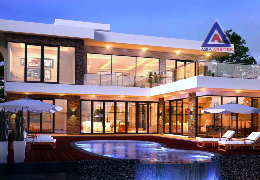 Desain Villa Model 10