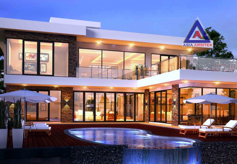 Desain Villa Model 10