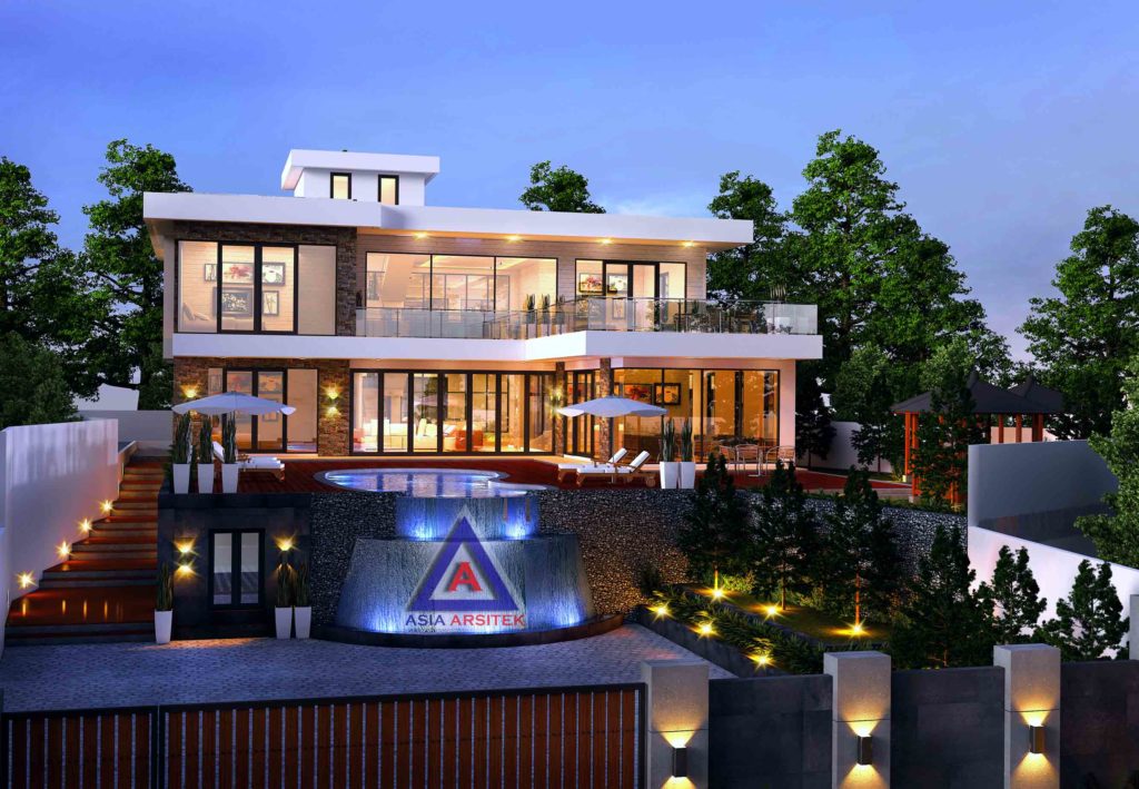 Desain Villa Model 10
