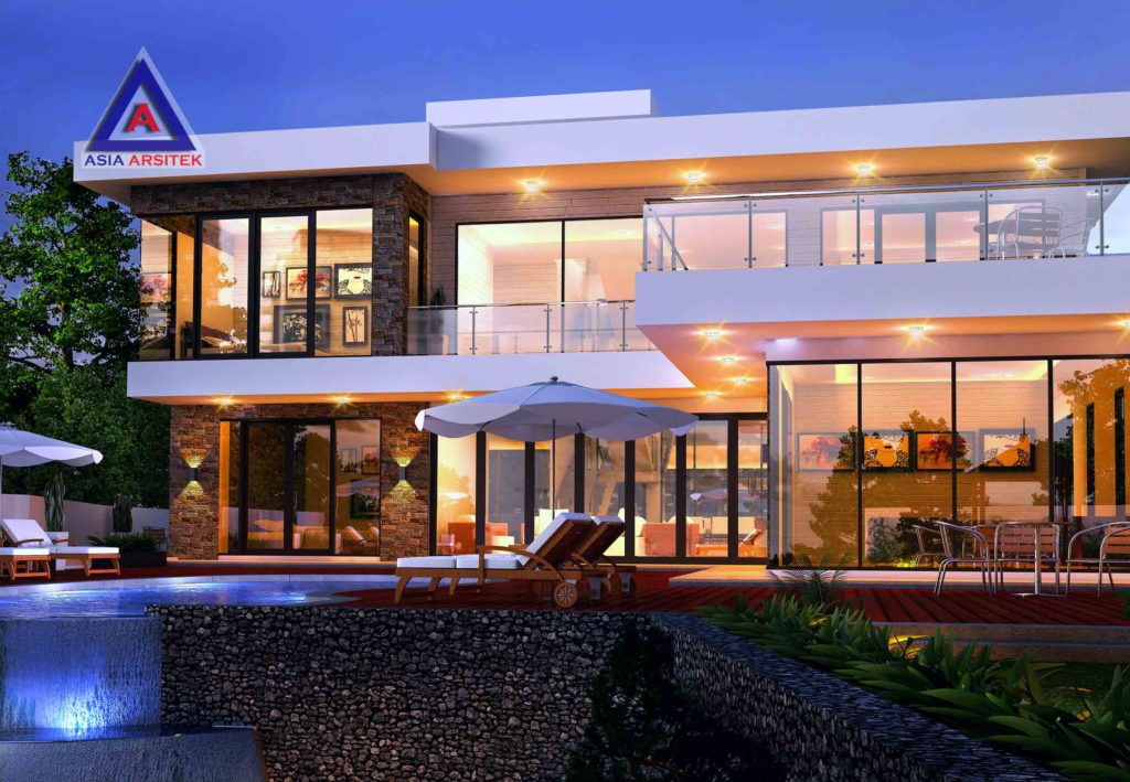 Desain Villa Model 10