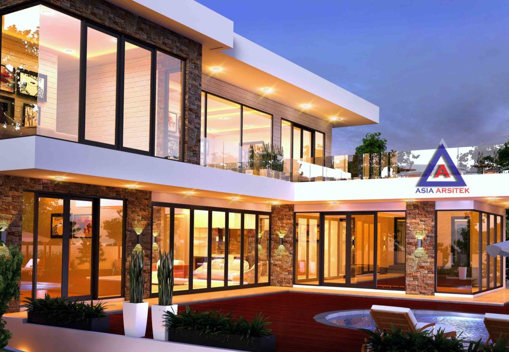 Desain Villa Model 10