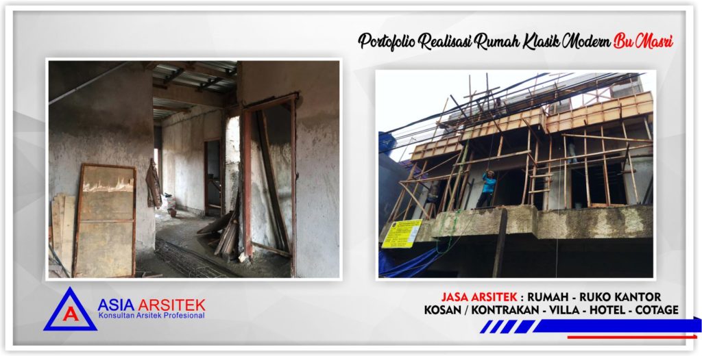 Kunjungan-pertama-realisasi-rumah-klasik-modern-3.5-lantai-bu-masri-jakarta-selatan