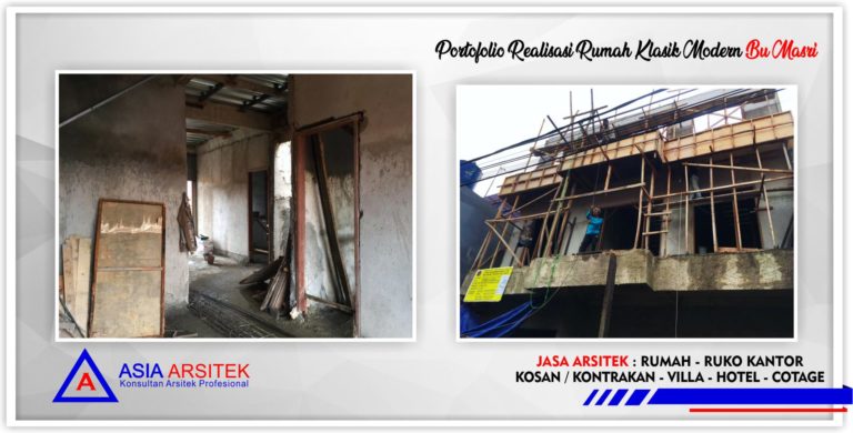 Kunjungan-pertama-realisasi-rumah-klasik-modern-3.5-lantai-bu-masri-jakarta-selatan