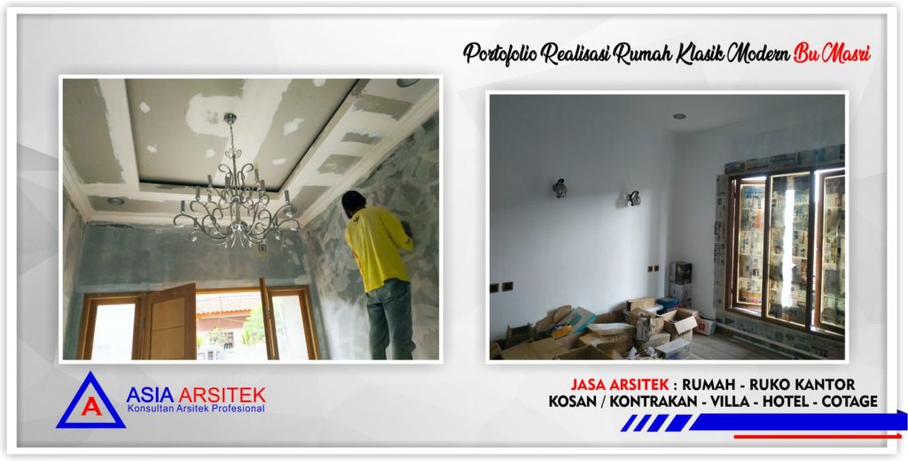 Kunjungan-realisasi-rumah-klasik-modern-3.5-lantai-bu-masri-jakarta-selatan-4