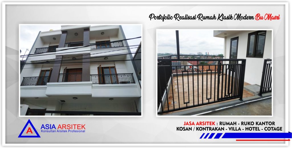 Kunjungan-realisasi-rumah-klasik-modern-3.5-lantai-bu-masri-jakarta-selatan-5