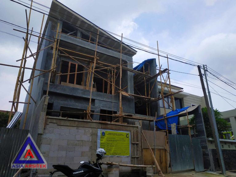 Realisasi Desain Rumah Minimalis Ibu Alfi Di Jakarta Barat Kunjungan Februari 2019