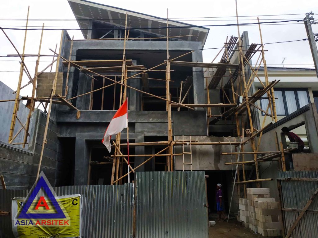 Realisasi Desain Rumah Minimalis Ibu Alfi Di Jakarta Barat Kunjungan Januari 2019