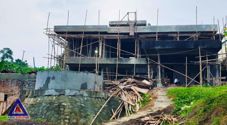 Realisasi Desain Villa Ibu Kartini Di Sentul Bogor Kunjungan Januari 2019