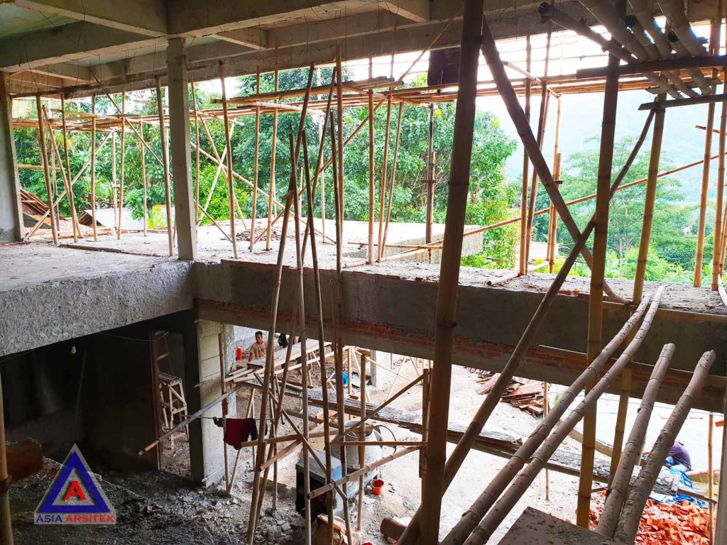 Realisasi Desain Villa Ibu Kartini Di Sentul Bogor Kunjungan Januari 2018