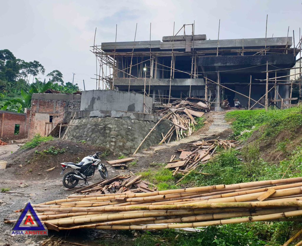 Realisasi Desain Villa Ibu Kartini Di Sentul Bogor Kunjungan Januari 2018
