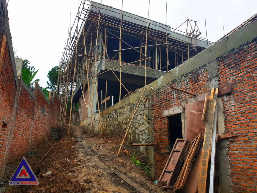 Realisasi Desain Villa Ibu Kartini Di Sentul Bogor Kunjungan Januari 2018