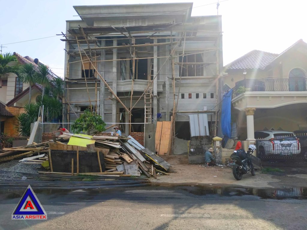 Realisasi Desain Rumah Classic Ibu Maudy Di Bekasi Kunjungan Februari 2018