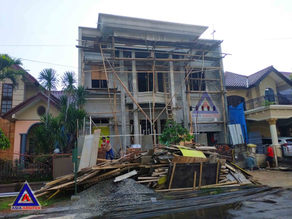 Realisasi Desain Rumah Classic Ibu Maudy Di Bekasi Kunjungan Februari 2018