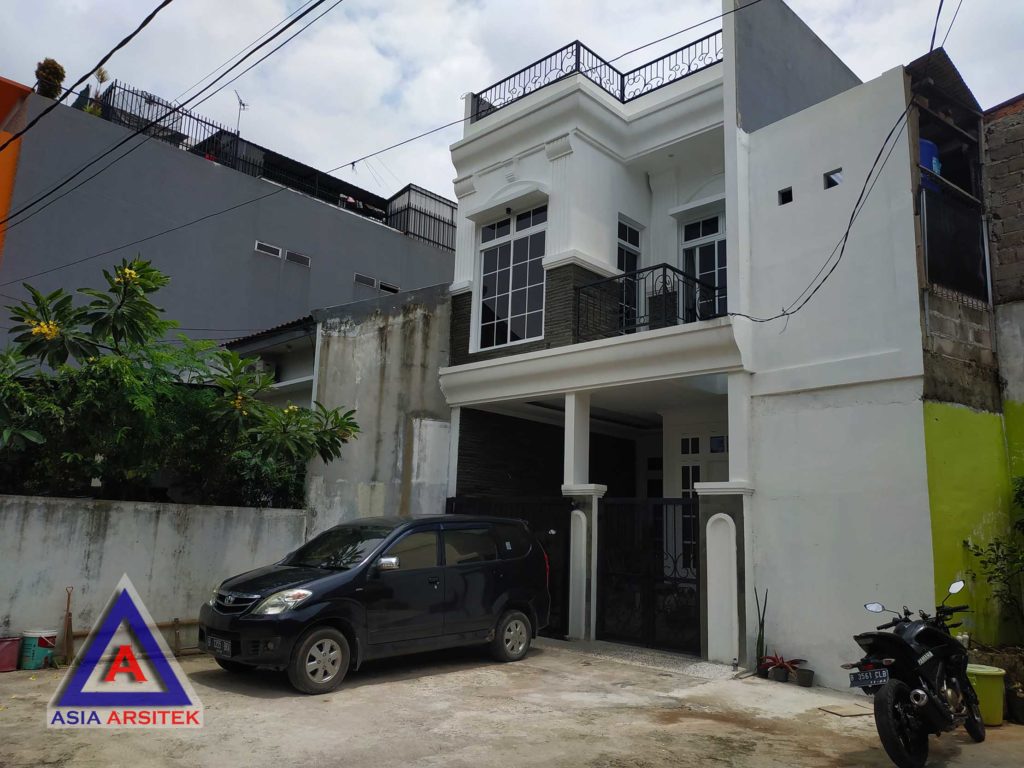 Realisasi Desain Rumah Minimalis Bu Alifah Di Jakarta Barat