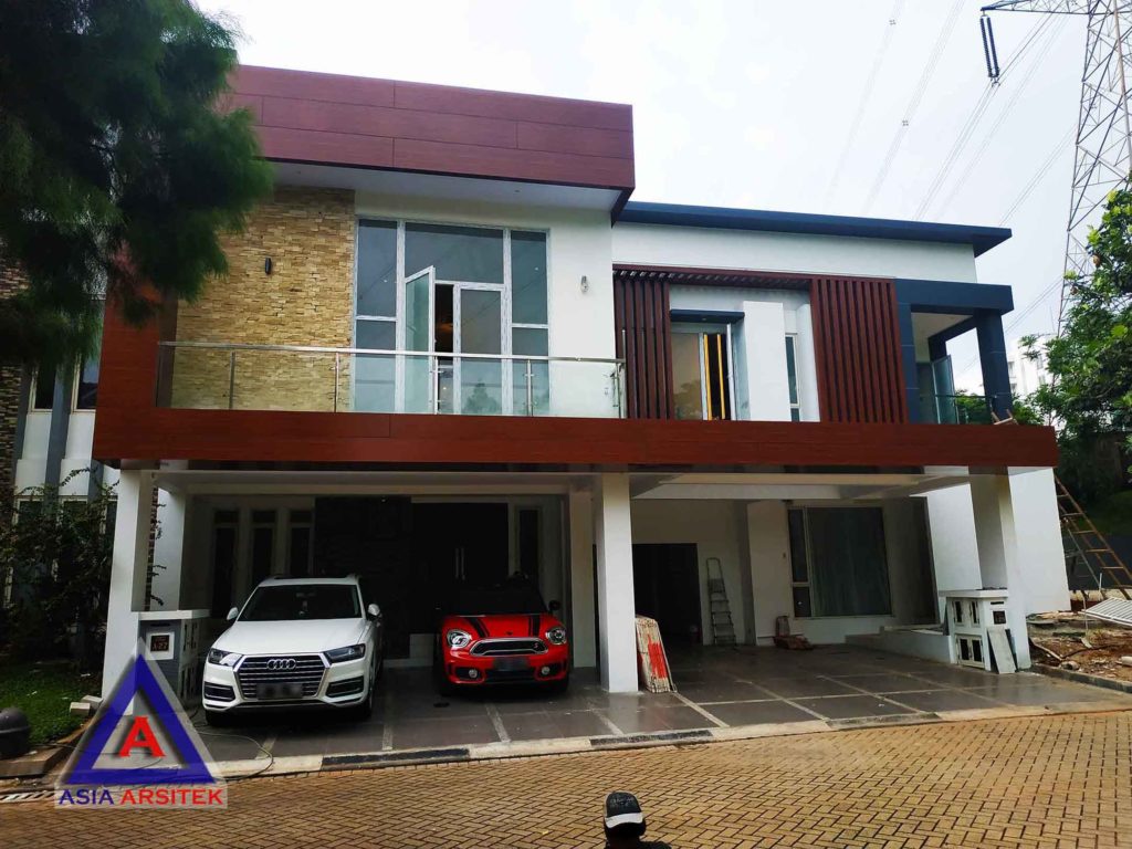 Realisasi Desain Rumah Modern Pak Ananda Di Bintaro Jaya Tangerang Selatan Kunjungan Februari 2019