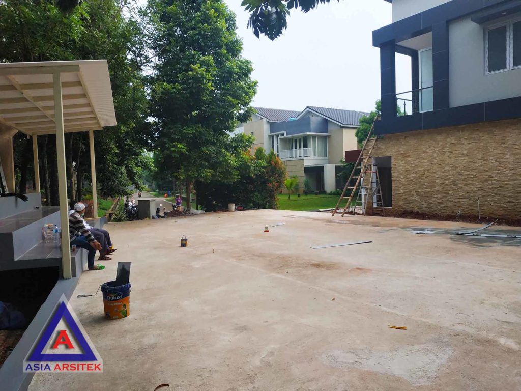 Realisasi Desain Rumah Modern Pak Ananda Di Bintaro Jaya Tangerang Selatan Kunjungan Februari 2019