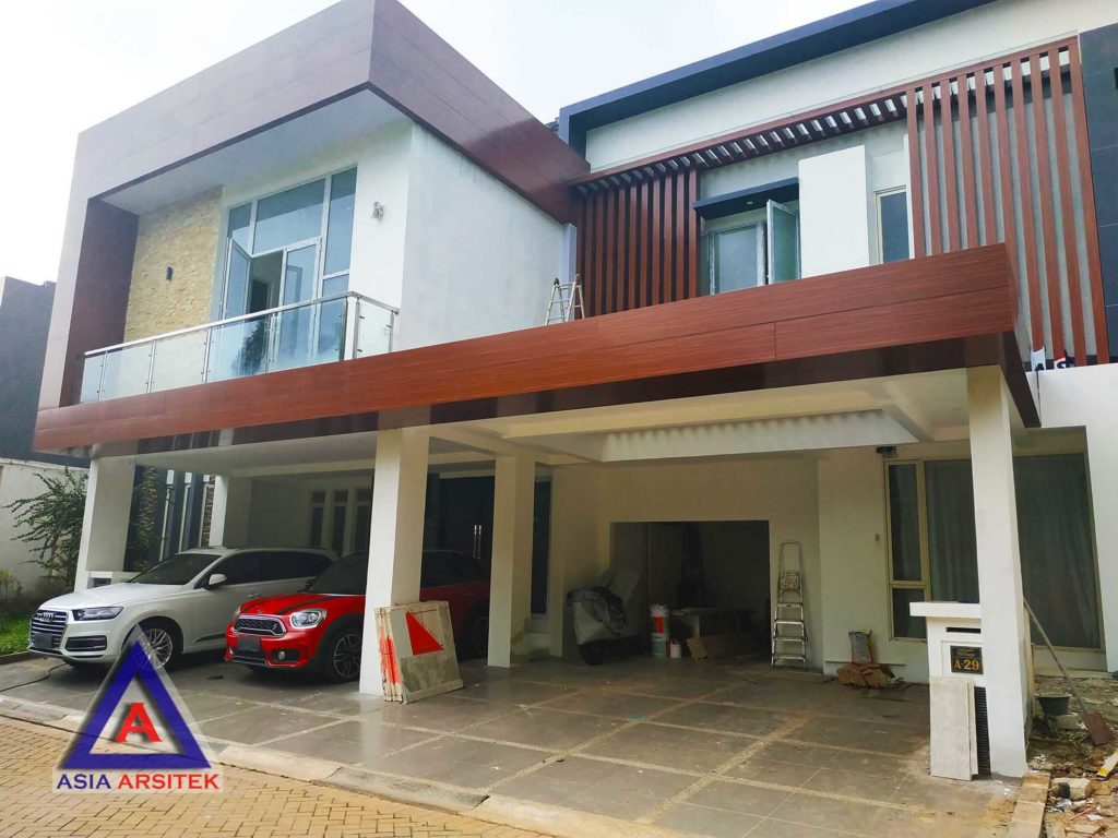 Realisasi Desain Rumah Modern Pak Ananda Di Bintaro Jaya Tangerang Selatan Kunjungan Februari 2019