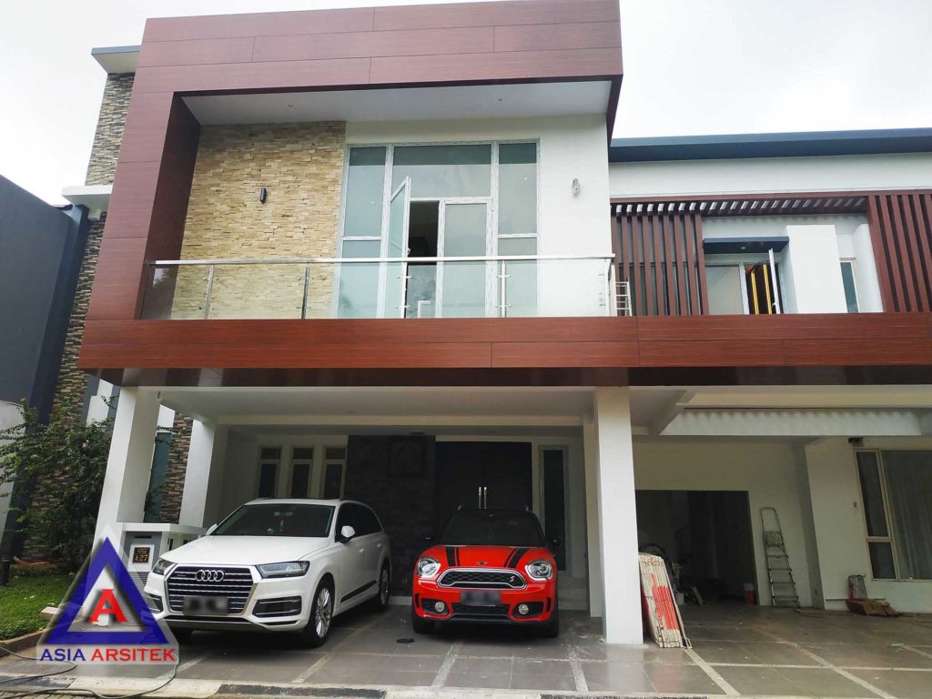 Realisasi Desain Rumah Modern Pak Ananda Di Bintaro Jaya Tangerang Selatan Kunjungan Februari 2019