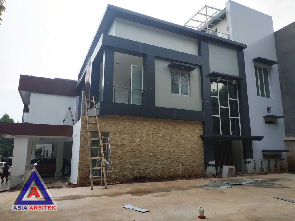 Realisasi Desain Rumah Modern Pak Ananda Di Bintaro Jaya Tangerang Selatan Kunjungan Februari 2019