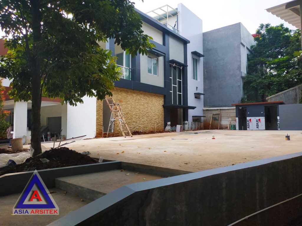 Realisasi Desain Rumah Modern Pak Ananda Di Bintaro Jaya Tangerang Selatan Kunjungan Februari 2019