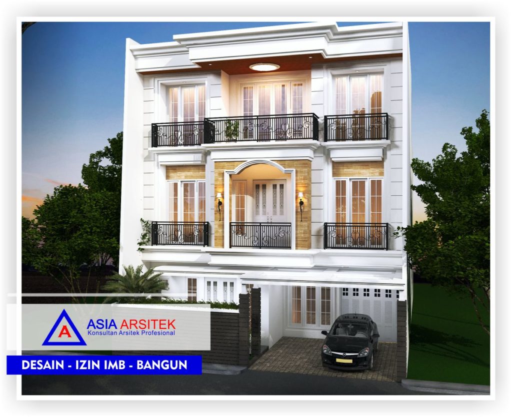 Rencana-desain-rumah-klasik-modern-bu-masri-view-2
