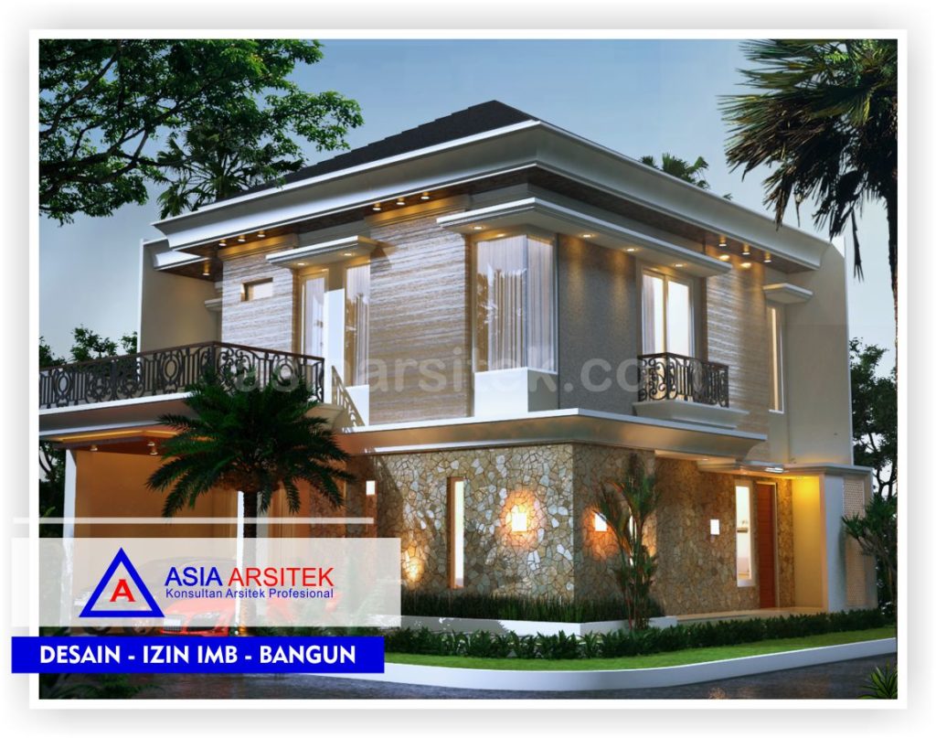 Rencana-desain-rumah-tropis-modern-bu-hakim-2-lantai-tangerang-selatan-view-2