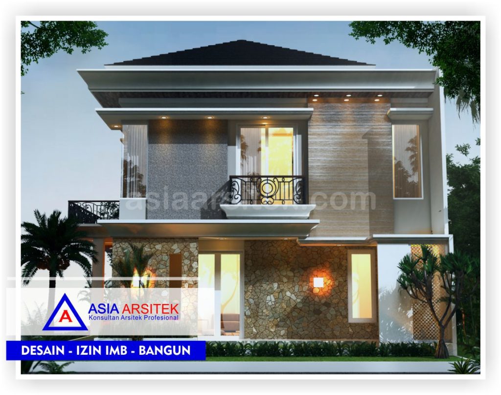 Rencana-desain-rumah-tropis-modern-bu-hakim-2-lantai-tangerang-selatan-view-3