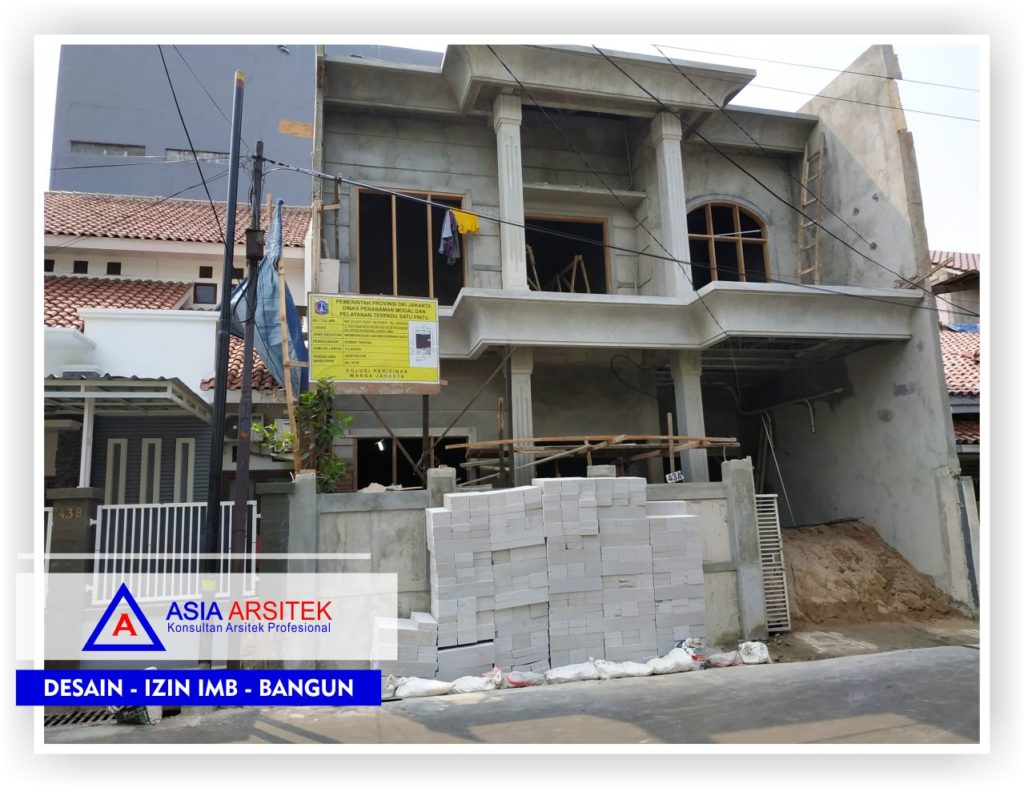 Kunjungan 21 November 2018 Realisasi Proyek Rumah Klasik Modern 2 Lantai Bu Melany - Jakarta Timur