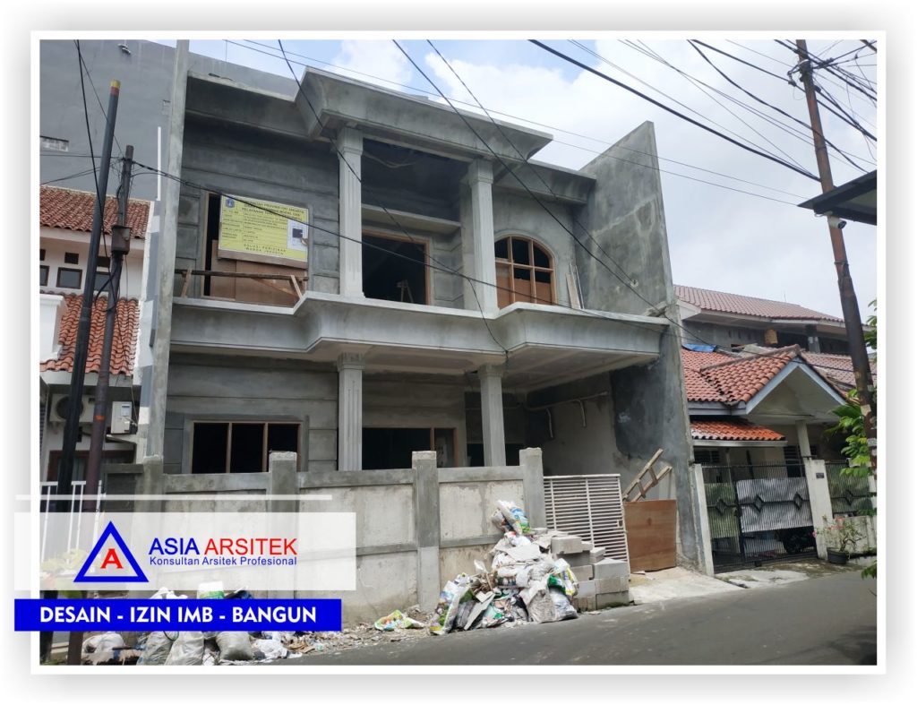 Kunjungan 20 Desember 2018 Realisasi Proyek Rumah Klasik Modern 2 Lantai Bu Melany - Jakarta Timur