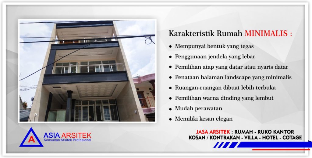 karakteristik rumah minimalis