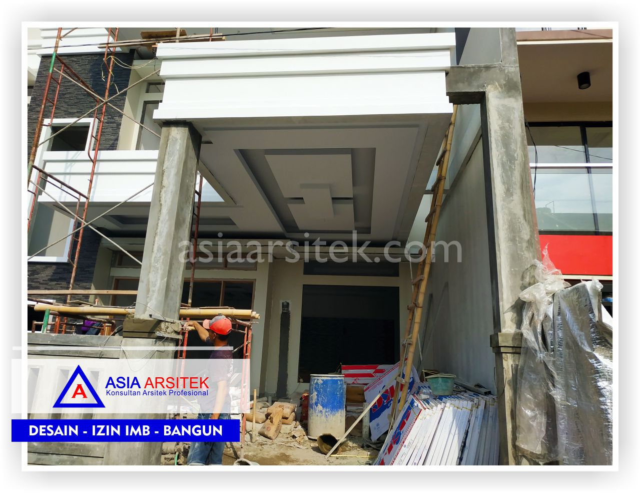 Area Carport Rumah Bpk Hendra Sun Kho - Arsitek Desain Rumah Minimalis Modern Di Tangerang-Jakarta-Bogor-Bekasi-Bandung-Jasa Konsultan Desain Arsitek Profesional (1)