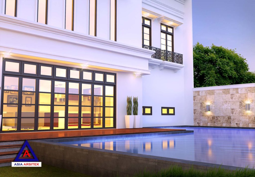 Gambar Area Kolam Rumah Mewah