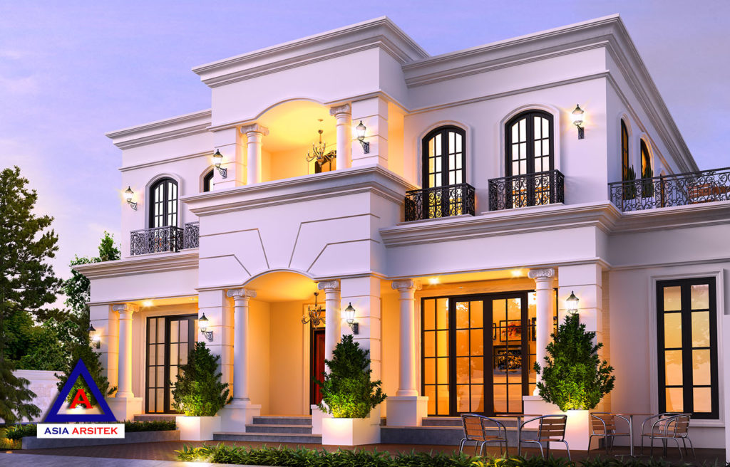 Desain Rumah Tropis Modern Mewah Di Tangerang Banten 3