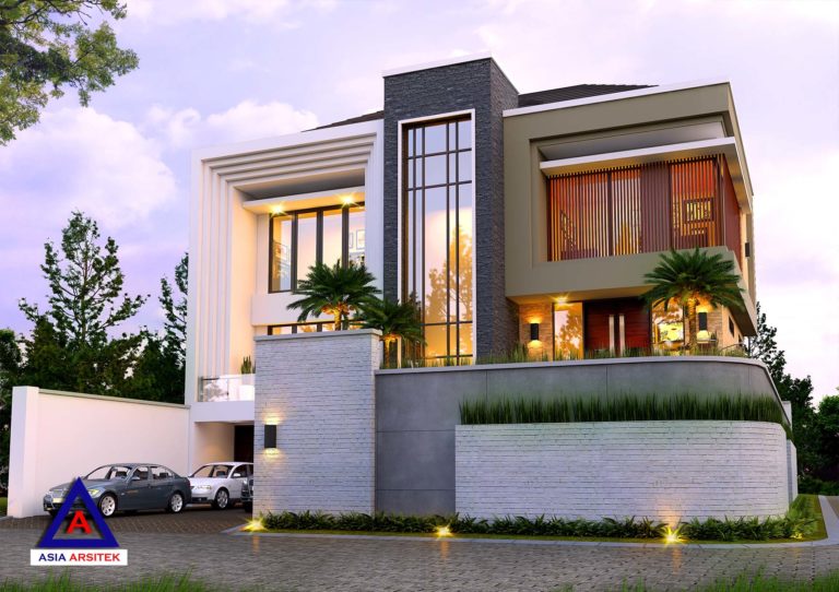 Desain Rumah Tropis Modern Mewah Di Jakarta Pusat 5