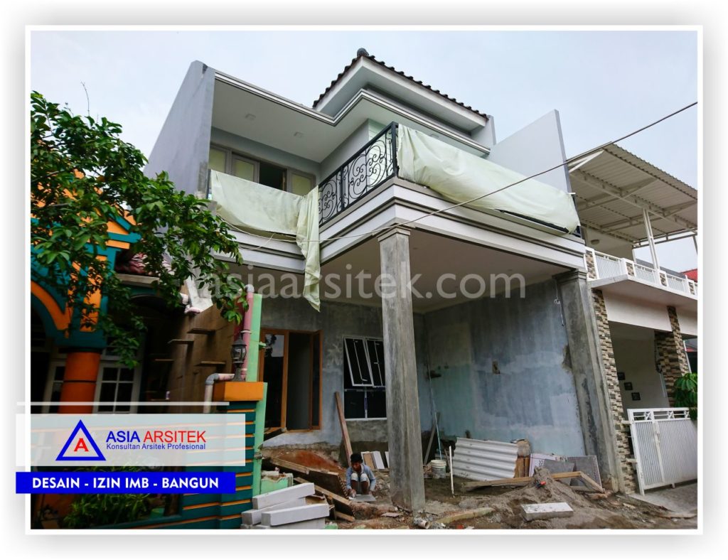 Finishing Tampak Depan Rumah Classic Klasik Bpk Dody Tangerang-Jakarta-Bogor-Bekasi-Bandung-Jasa Konsultan Desain Arsitek Profesional - Desain Rumah Mewah - Arsitek Gambar Desain Rumah Klasik 1