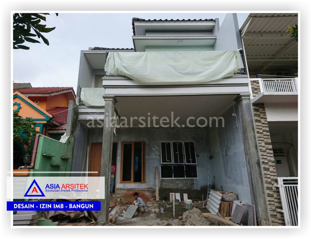 Finishing Tampak Depan Rumah Classic Klasik Bpk Dody Tangerang-Jakarta-Bogor-Bekasi-Bandung-Jasa Konsultan Desain Arsitek Profesional - Desain Rumah Mewah - Arsitek Gambar Desain Rumah Klasik 2