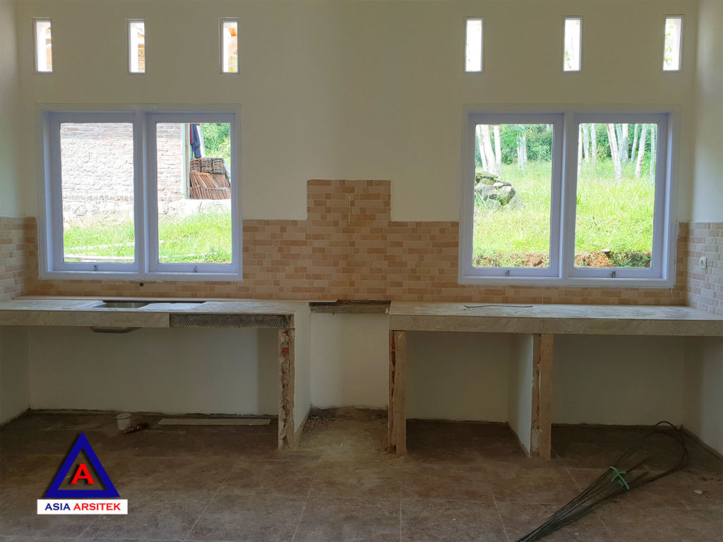 Pekerjaan Area Dapur Desain Rumah Classic Klasik Mewah Belanda Di Bandung