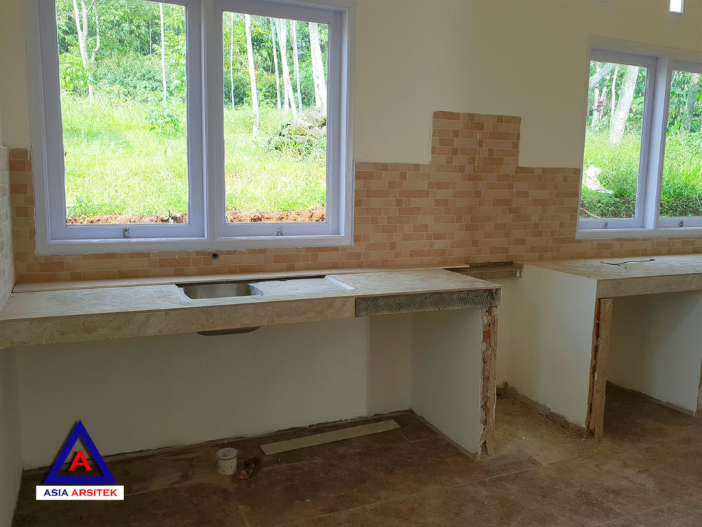 Pekerjaan Area Dapur Desain Rumah Classic Klasik Mewah Belanda Di Bandung