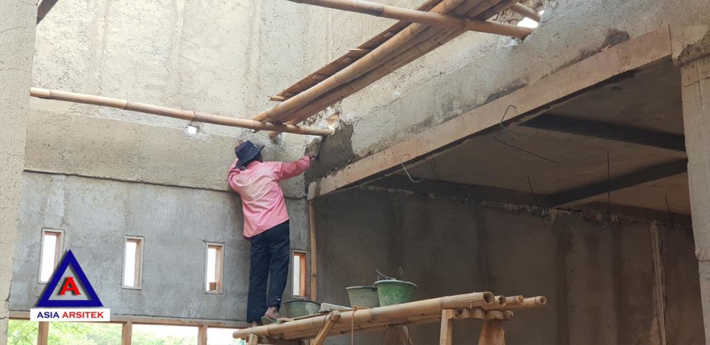Pekerjaan Plesteran Desain Rumah Classic Klasik Mewah Belanda Di Bandung