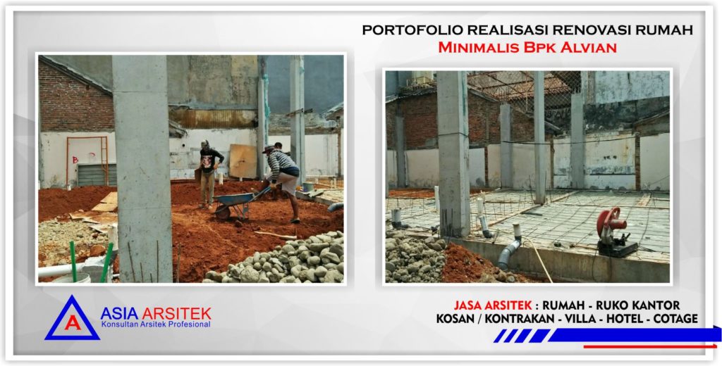 Portofolio Realisasi Rumah Minimalis Bpk Alvian Di Jakarta-Tangerang-Bogor-Bekasi-Bandung-Jasa Konsultan Arsitek Profesional - Desain Rumah Mewah - Arsitek Gambar Desain Rumah Klasik Mewah 2
