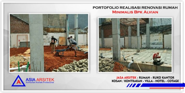 Portofolio Realisasi Rumah Minimalis Bpk Alvian Di Jakarta-Tangerang-Bogor-Bekasi-Bandung-Jasa Konsultan Arsitek Profesional - Desain Rumah Mewah - Arsitek Gambar Desain Rumah Klasik Mewah 2