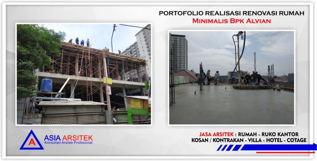 Portofolio Realisasi Rumah Minimalis Bpk Alvian Di Jakarta-Tangerang-Bogor-Bekasi-Bandung-Jasa Konsultan Arsitek Profesional - Desain Rumah Mewah - Arsitek Gambar Desain Rumah Klasik Mewah 4