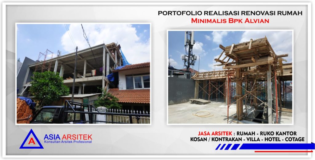 Portofolio Realisasi Rumah Minimalis Bpk Alvian Di Jakarta-Tangerang-Bogor-Bekasi-Bandung-Jasa Konsultan Arsitek Profesional - Desain Rumah Mewah - Arsitek Gambar Desain Rumah Klasik Mewah 5