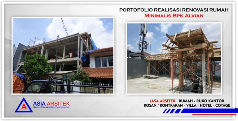 Portofolio Realisasi Rumah Minimalis Bpk Alvian Di Jakarta-Tangerang-Bogor-Bekasi-Bandung-Jasa Konsultan Arsitek Profesional - Desain Rumah Mewah - Arsitek Gambar Desain Rumah Klasik Mewah 5